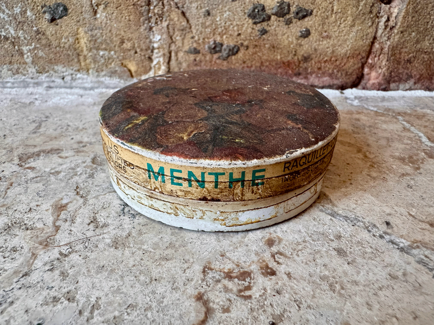 vintage french advertising tin shelfie rustic nterior decor berlingots 