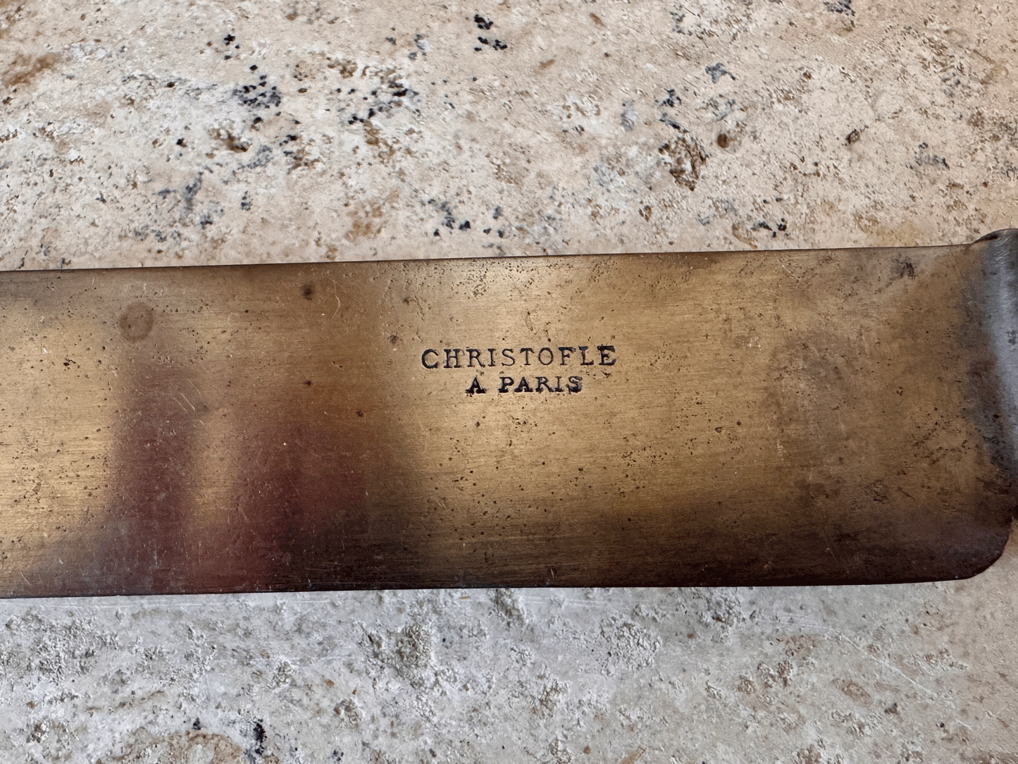antique christofle rubans ribbon bows cake bread knife wedding birthday