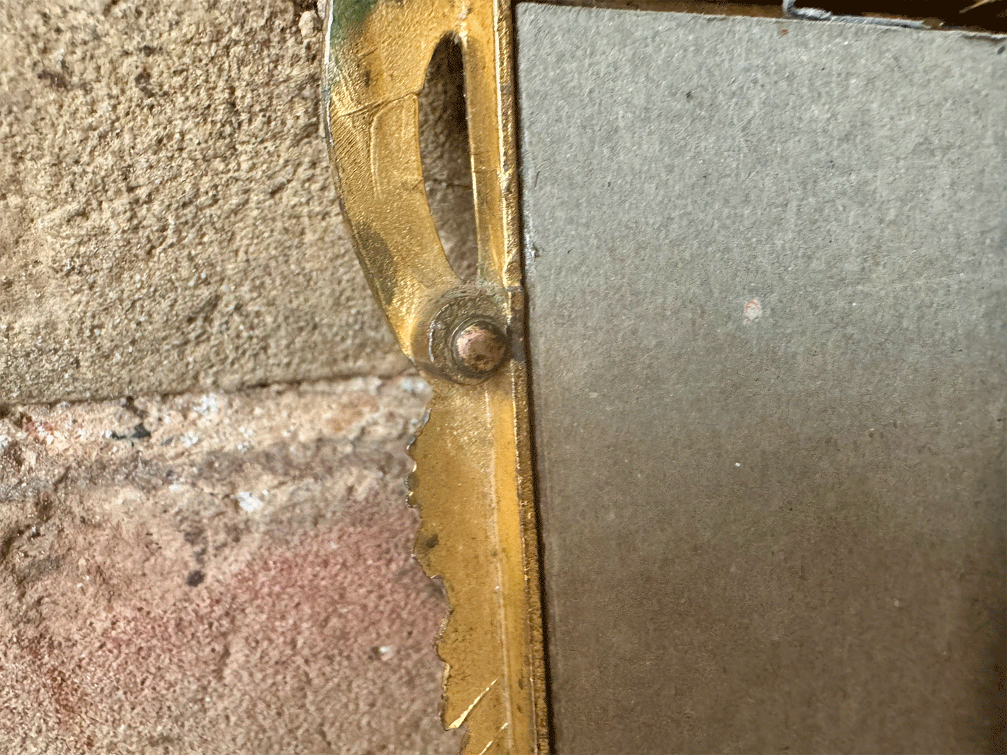 antique french brass photo picture frame decorative cornucopia scrollwork floral wreaths