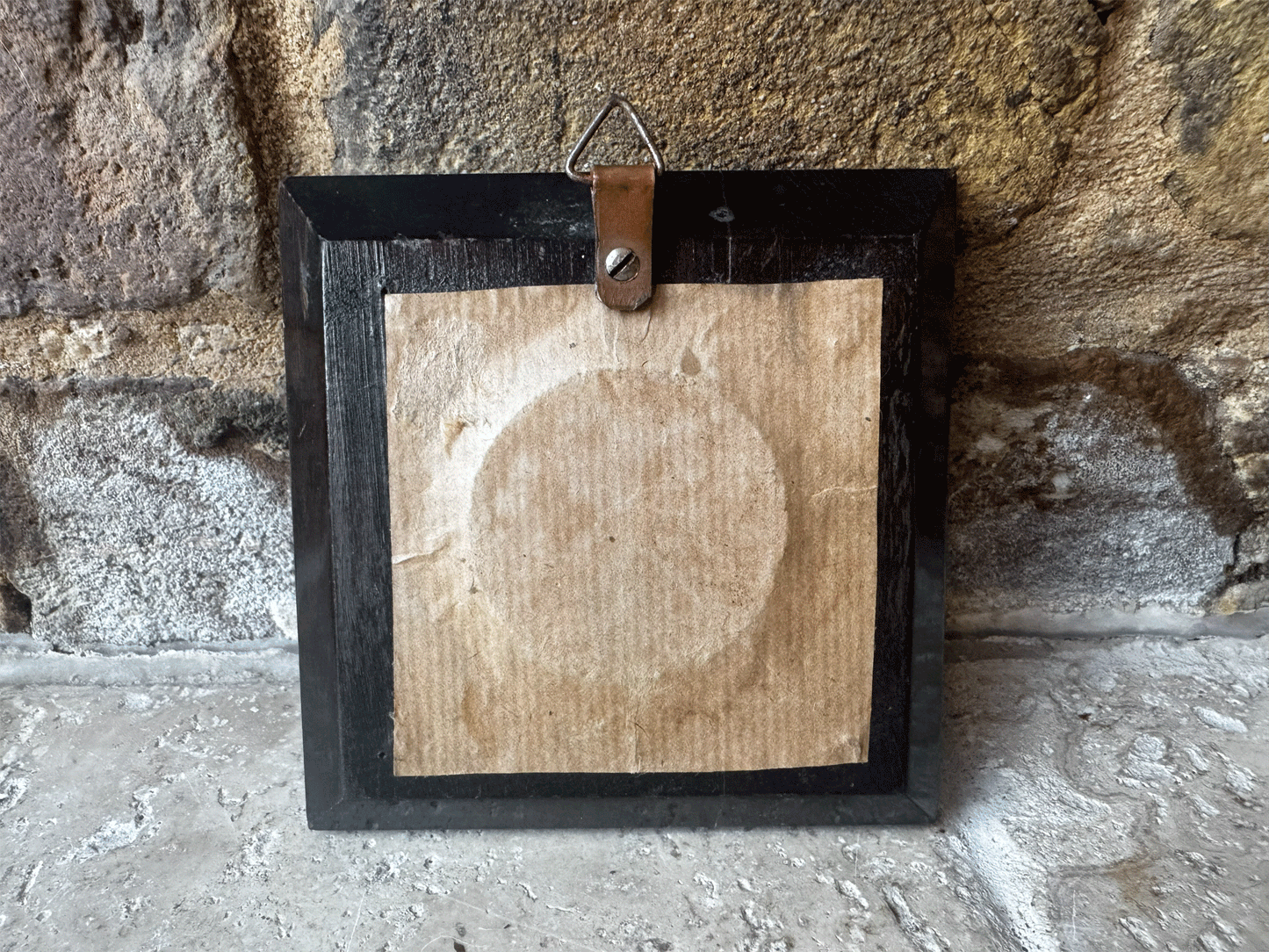 antique french framed miniature painting picture regency lady woman portrait