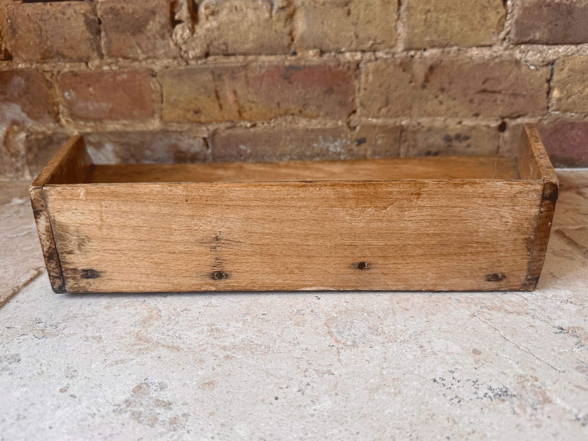 antique french 19th century large oak herb bread chopping cutting board