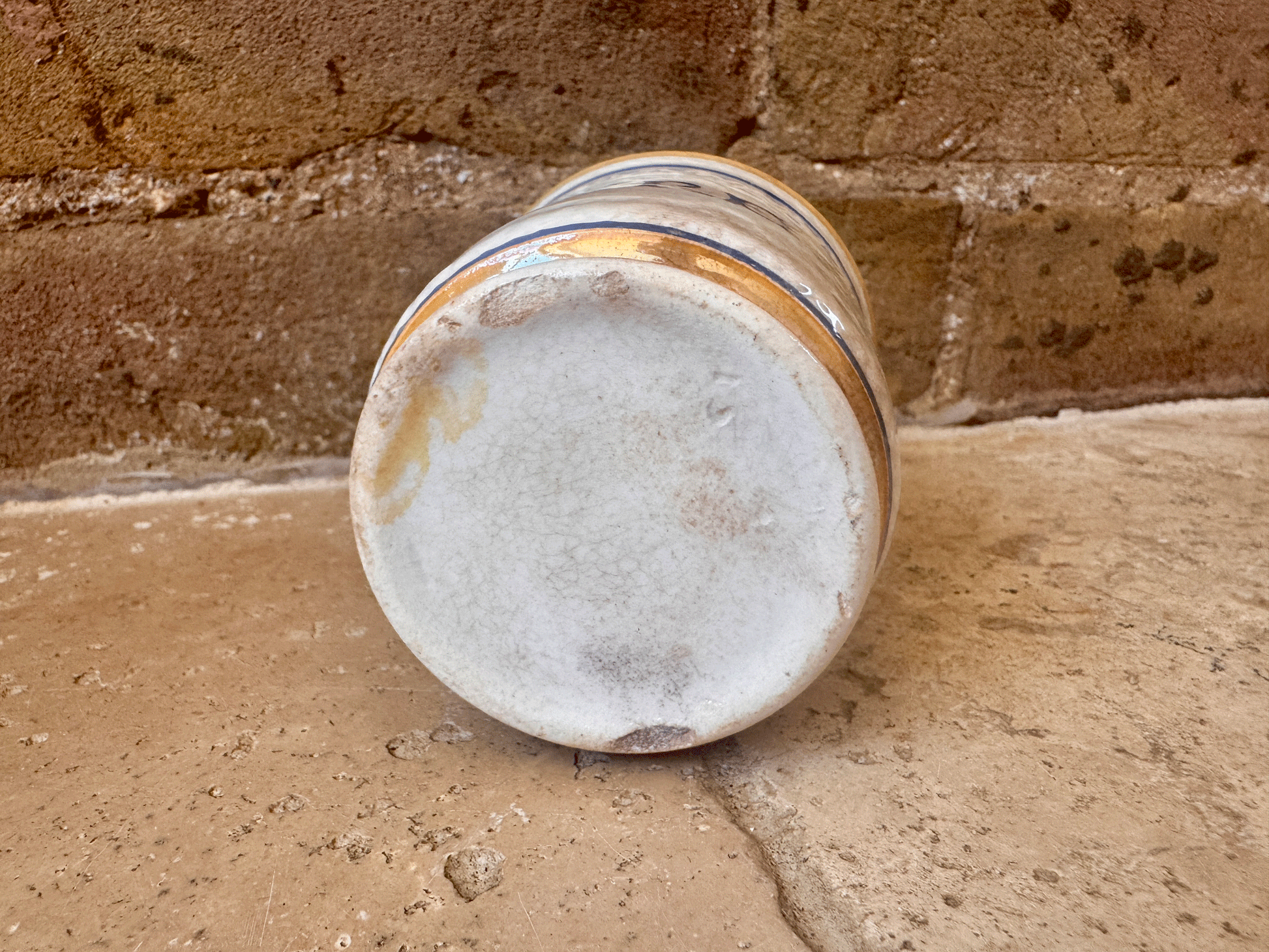 antique french irpnstone kitchen canister pinch pot poivre pepper