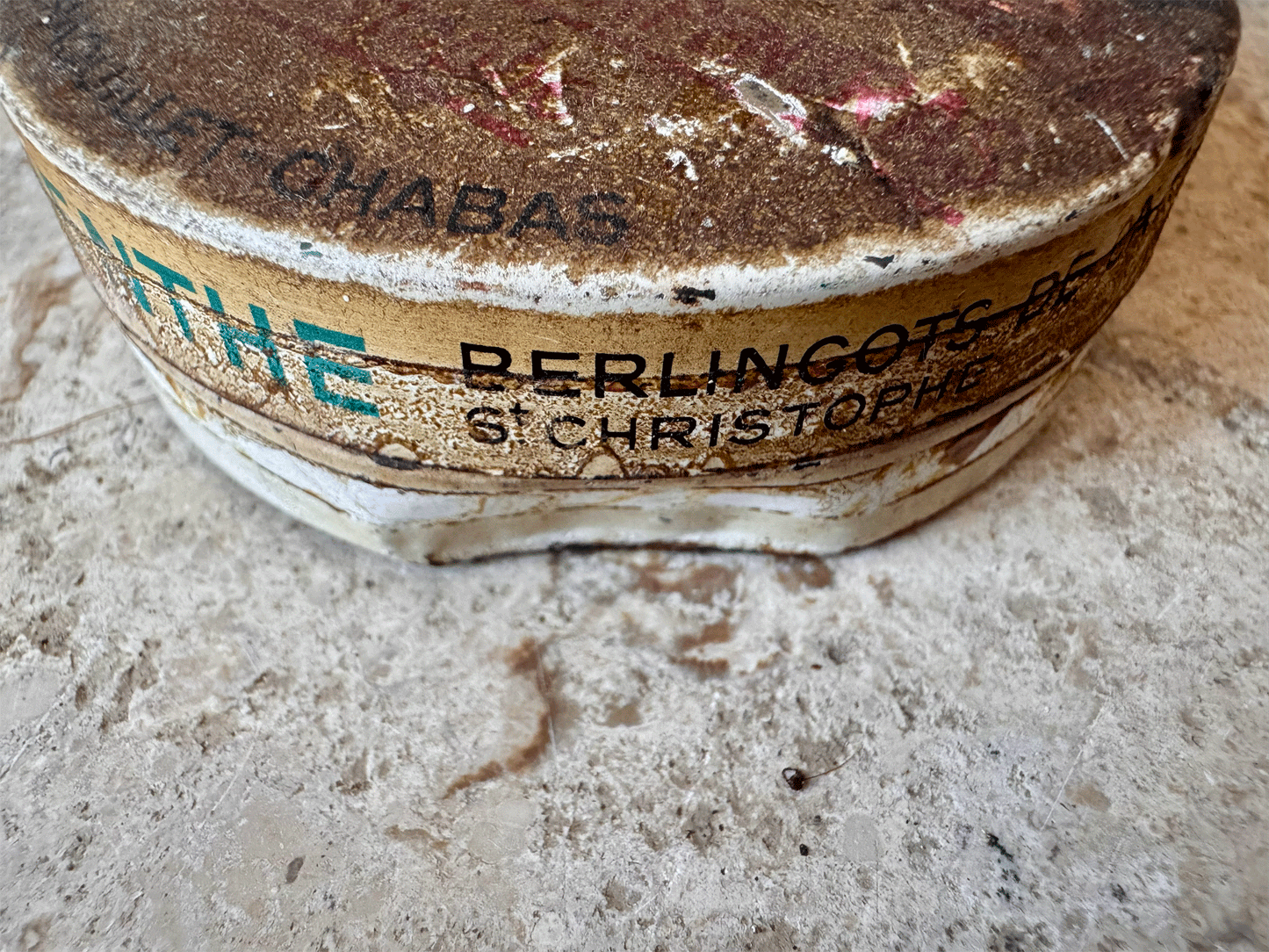 vintage french advertising tin shelfie rustic nterior decor berlingots 