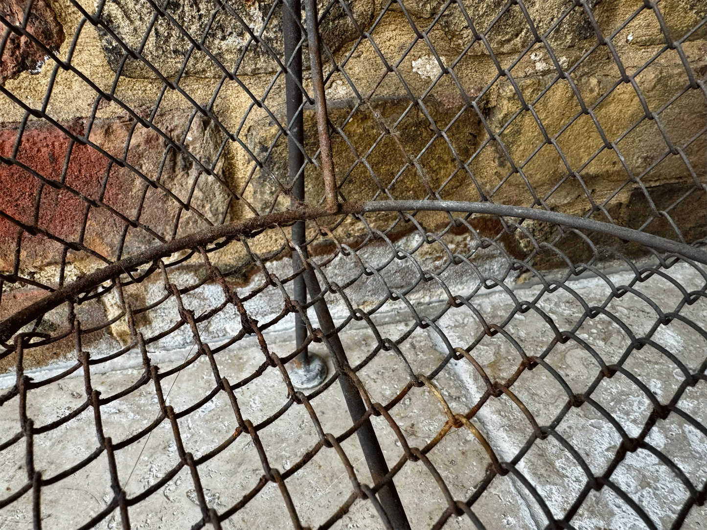 rare antique french large wirework display stand pot plate plants