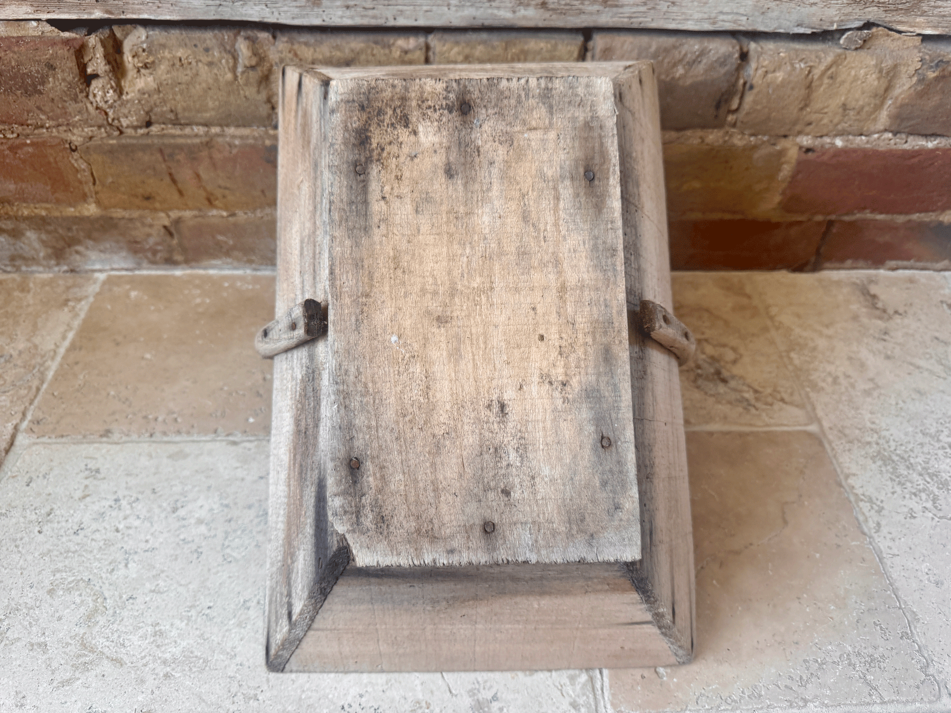 antique french rustic vintage gardenalia wooden treen bentwood trug fruit vegetable basket