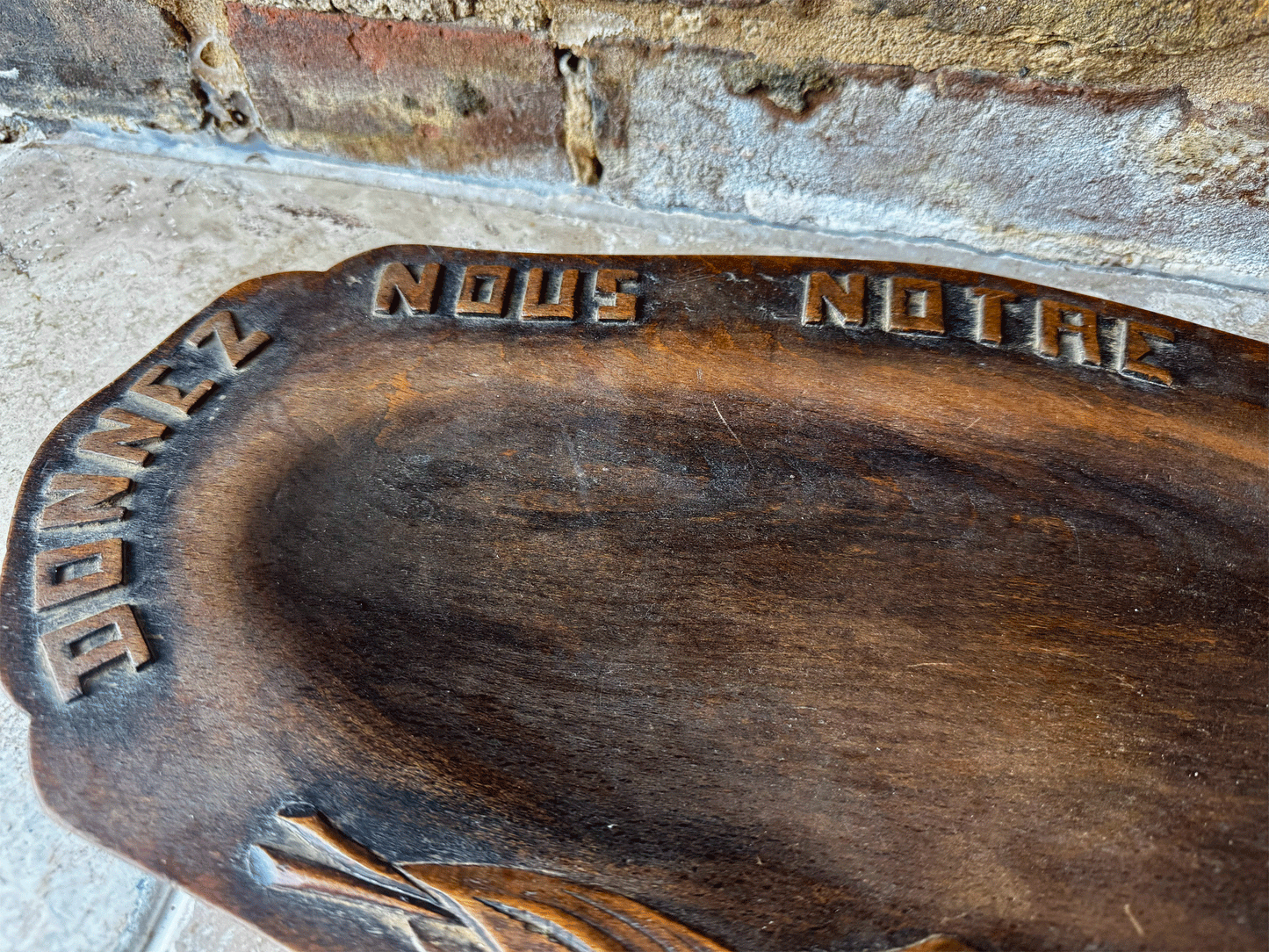 Vintage French Bread Platter