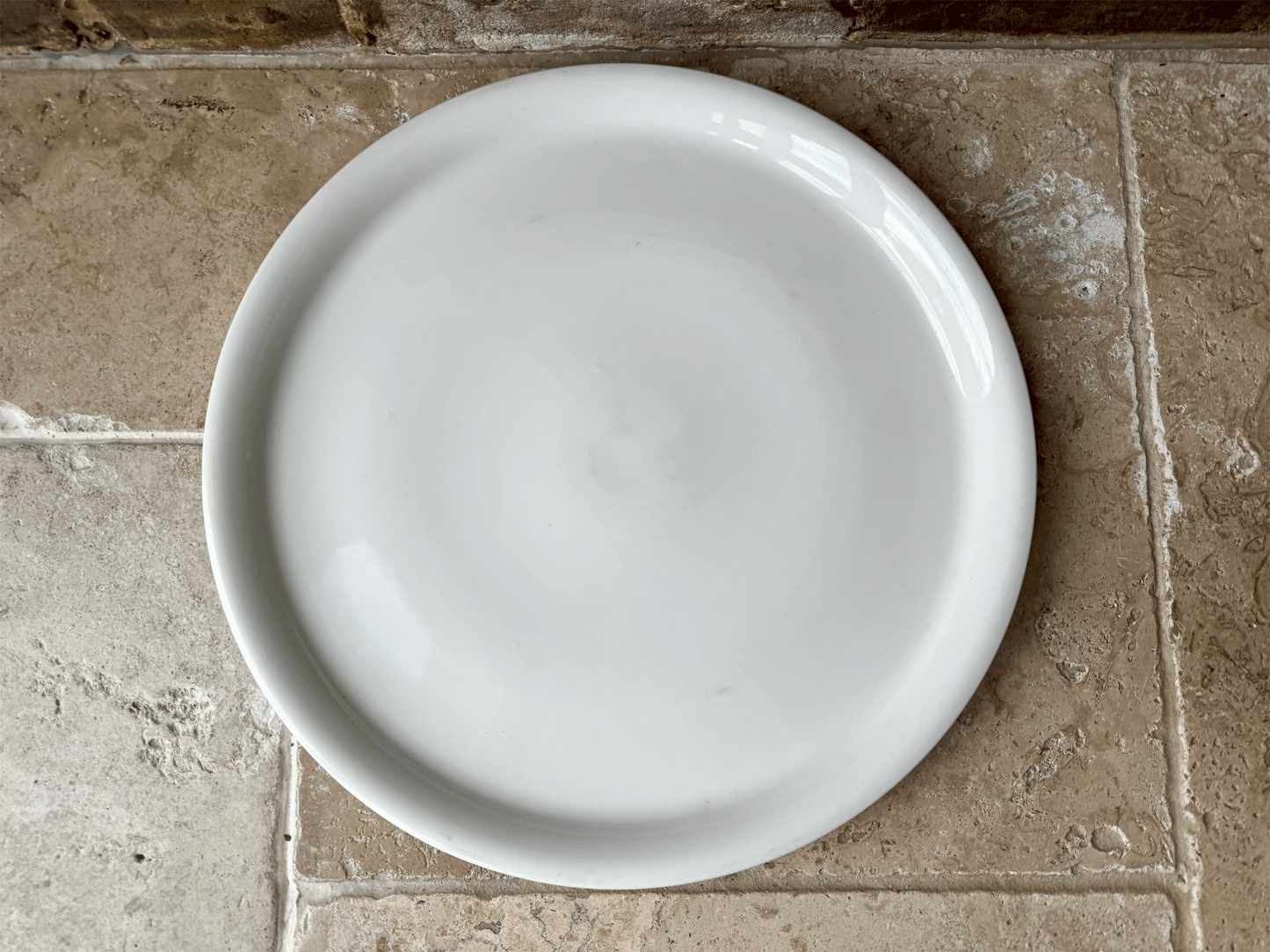 antique white ironstone extra large plain white ironstone cake stand patisserie platter