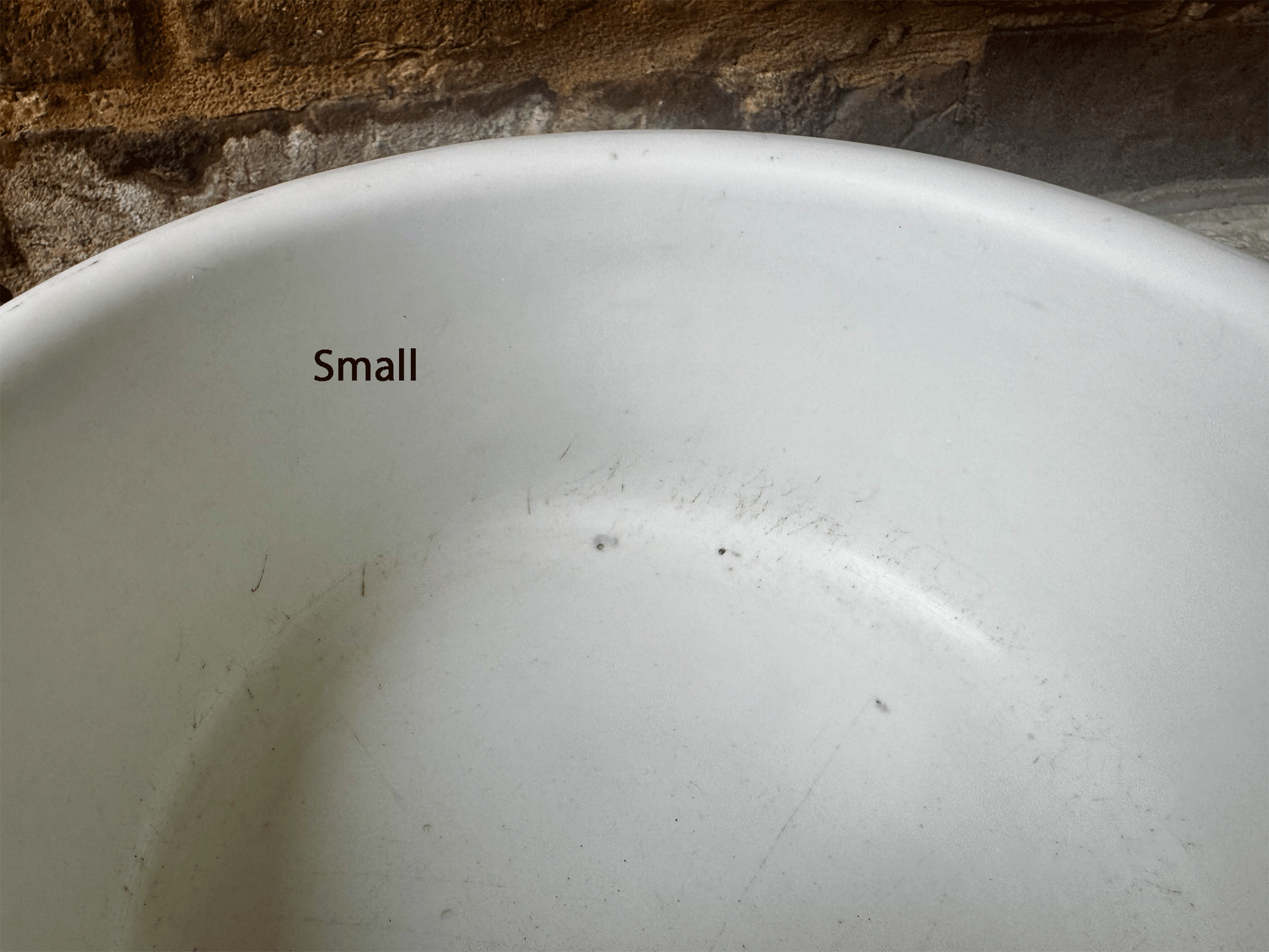 large white ironstone vintage french pillivuyt heavy duty mixing bowl