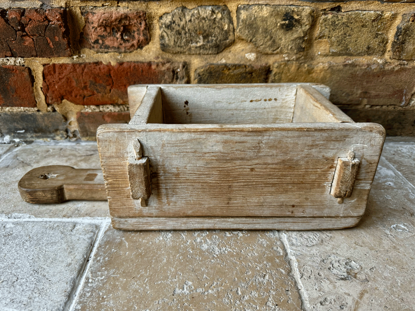 Large Antique 19th Century Carved Swedish Cheese Mould