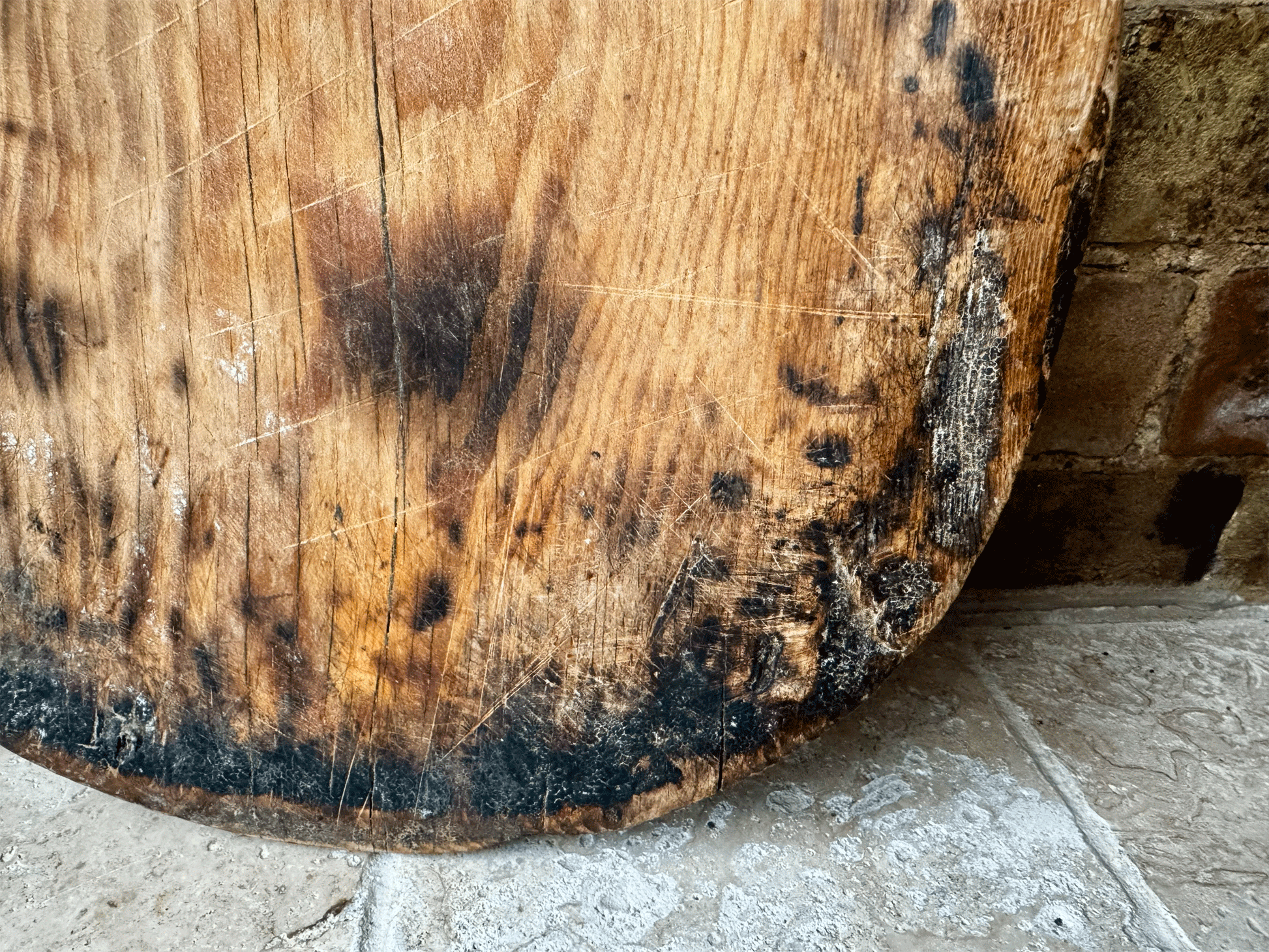 rare antique 19th century 1800s rustic primitive dough bread cutting board