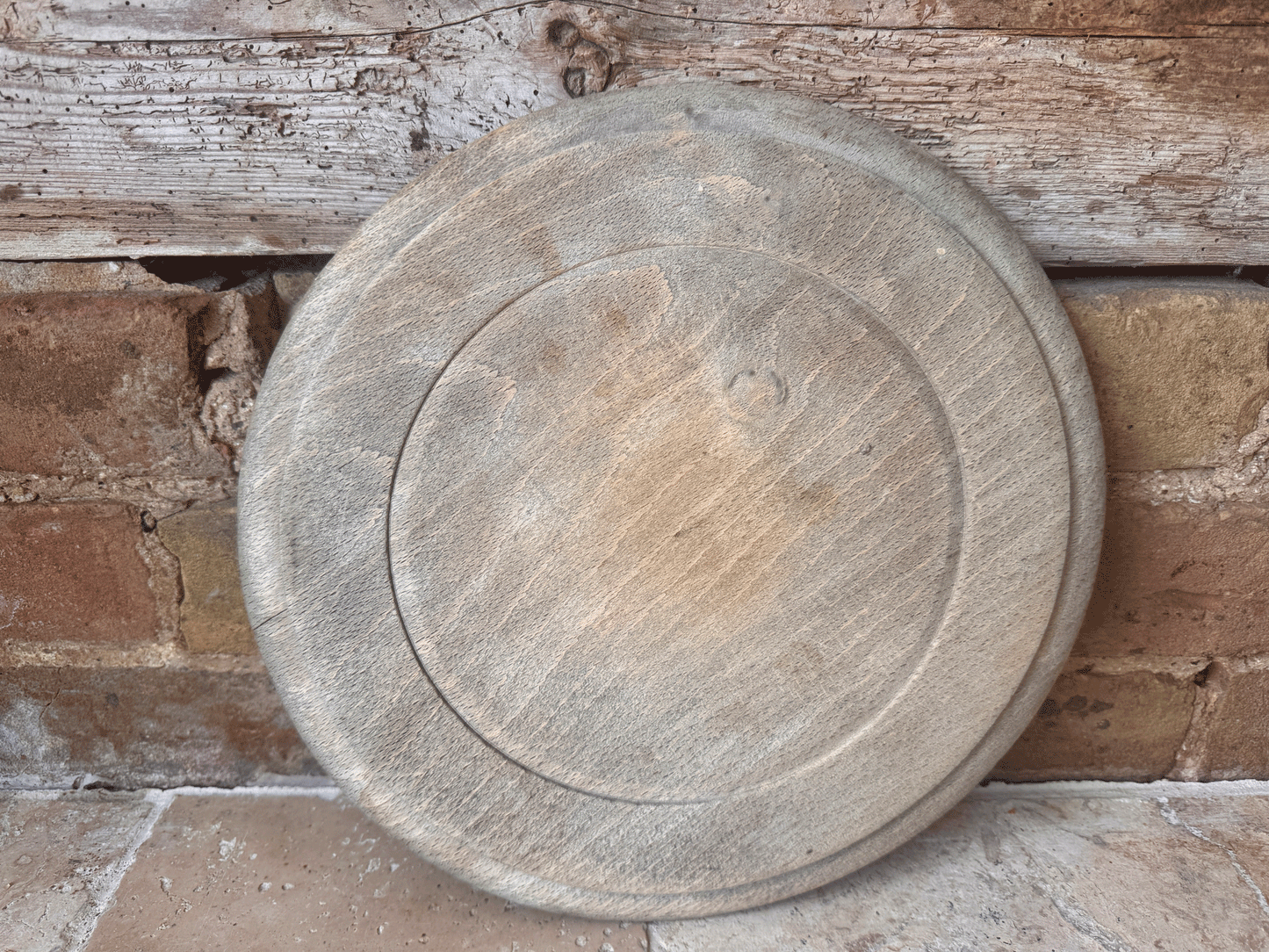 antique victorian carved english wooden treen breadboard our daily bread motto