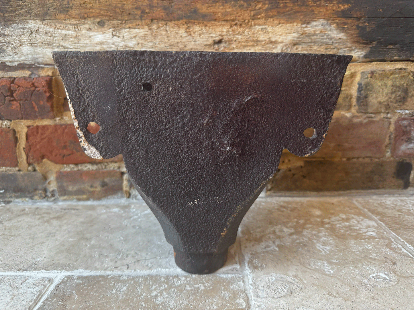 large antique victorian cast iron drain hopper rustic decor gardenalia planter