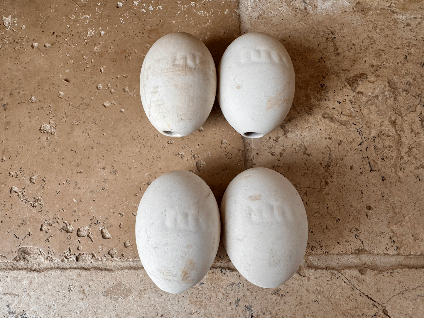 vintage antique english dummy broody laying egg stoneware hollow eltex
