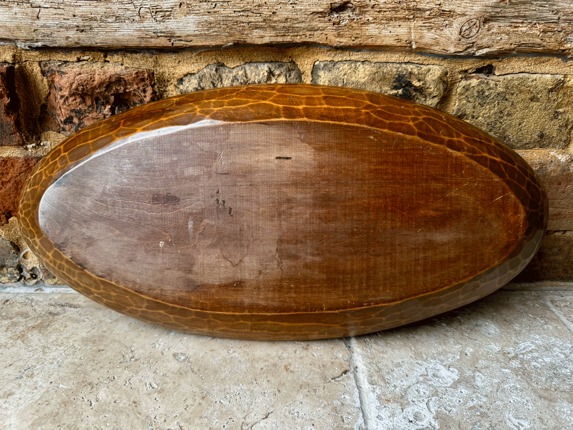 vintage french daily bread pain quotidien platter breadboard dish