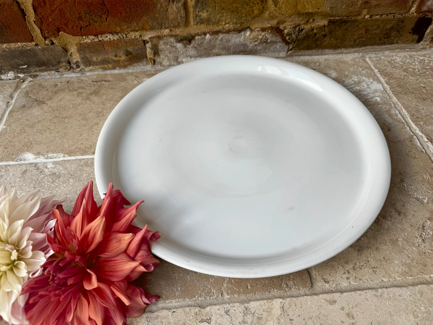 antique white ironstone extra large plain white ironstone cake stand patisserie platter