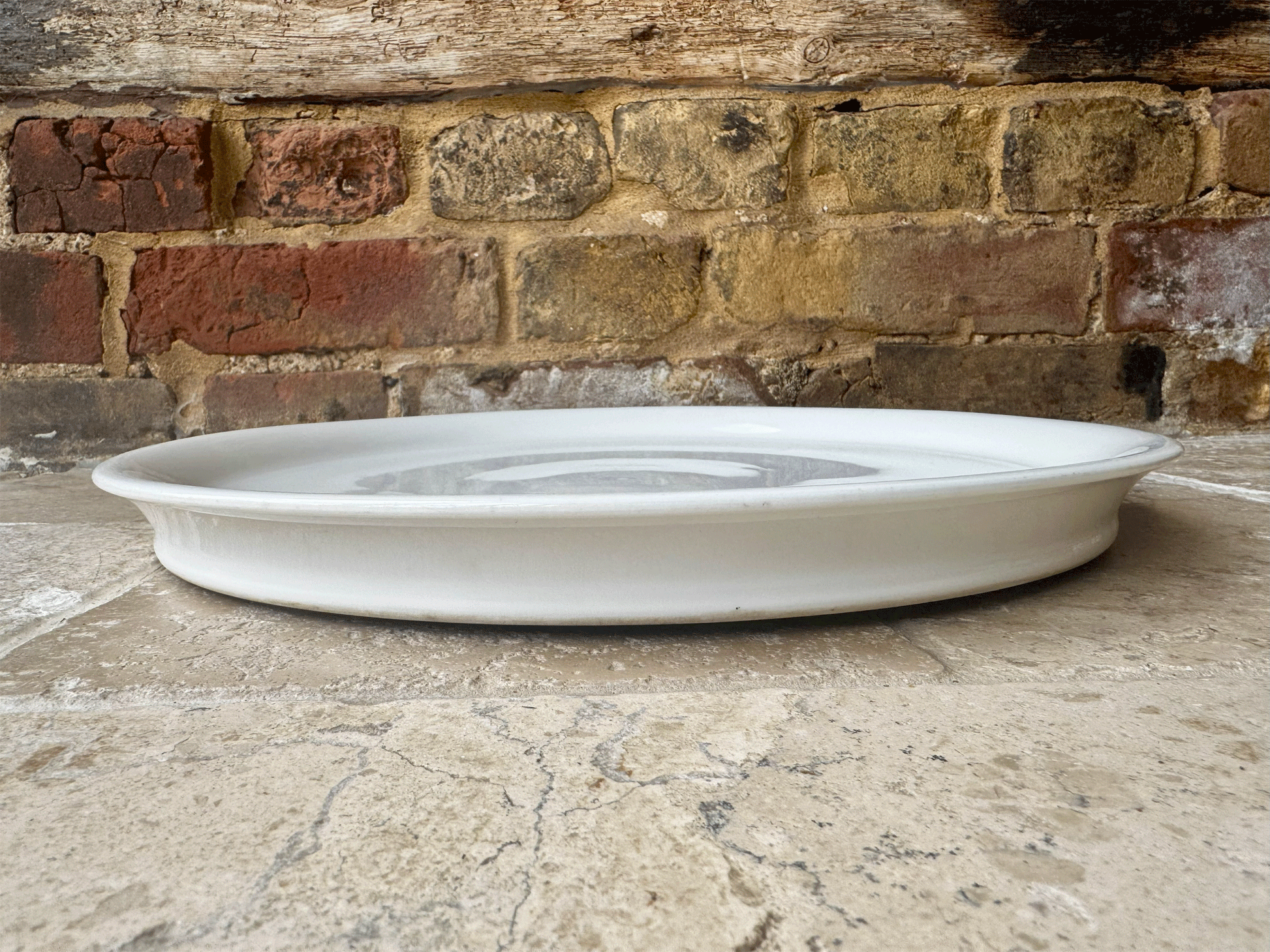 antique white ironstone extra large plain white ironstone cake stand patisserie platter