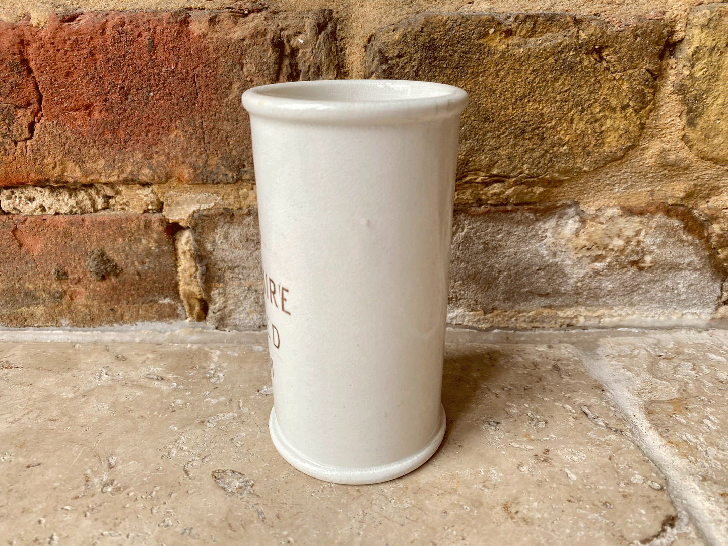 antique victorian rare english advertising pot dairy supply co devonshire clotted cream